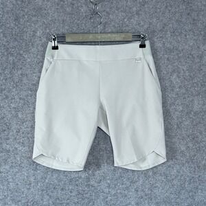 Greg Norman Womens Shorts Small Beige Pull On Stretch Golf Walking Hiking Active